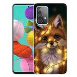 For Samsung Galaxy A32 5G Shockproof Painted Transparent TPU Protective Case(Bulb Fox)