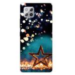 For Samsung Galaxy A42 5G Shockproof Painted Transparent TPU Protective Case(Night View Stars)
