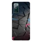 For Samsung Galaxy S20 FE Shockproof Painted Transparent TPU Protective Case(Building blocks Starry Sky)