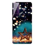 For Samsung Galaxy S21 5G Shockproof Painted Transparent TPU Protective Case(Night View Stars)