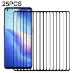 For OPPO Reno5 K 25 PCS Full Glue Full Screen Tempered Glass Film