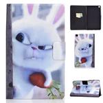 For Galaxy Tab A 8.0 2019 / T290 Colored Drawing Electric Pressed Horizontal Flip Leather Case, with Holder & Card Slots(Rabbit)