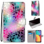 For Alcatel 1L (2021) Coloured Drawing Cross Texture Horizontal Flip PU Leather Case with Holder & Card Slots & Wallet & Lanyard(Translucent Glass)