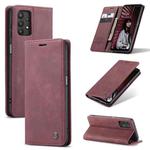 For Samsung Galaxy A32 5G CaseMe 013 Multifunctional Horizontal Flip Leather Case with Holder & Card Slot & Wallet(Wine Red)