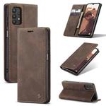 For Samsung Galaxy A32 5G CaseMe 013 Multifunctional Horizontal Flip Leather Case with Holder & Card Slot & Wallet(Coffee)