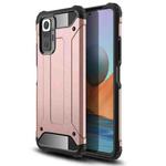 For Xiaomi Redmi Note 10 Pro / Note 10 Pro Max Magic Armor TPU + PC Combination Case(Rose Gold)