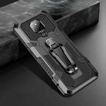 For Motorola Moto G Play (2021) Machine Armor Warrior Shockproof PC + TPU Protective Case(Black)