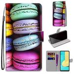 For LG Stylo 7 5G Coloured Drawing Cross Texture Horizontal Flip PU Leather Case with Holder & Card Slots & Wallet & Lanyard(Colorful Cakes)