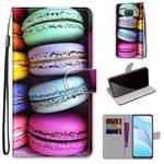 For Xiaomi Mi 10T Lite Coloured Drawing Cross Texture Horizontal Flip PU Leather Case with Holder & Card Slots & Wallet & Lanyard(Colorful Cakes)