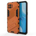 For OPPO F17 Pro Punk Armor 2 in 1 PC + TPU Shockproof Case with Invisible Holder(Orange)