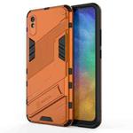 For Xiaomi Redmi 9A Punk Armor 2 in 1 PC + TPU Shockproof Case with Invisible Holder(Orange)