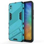 For Xiaomi Redmi 9A Punk Armor 2 in 1 PC + TPU Shockproof Case with Invisible Holder(Blue)