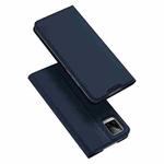 For vivo V20 DUX DUCIS Skin Pro Series Horizontal Flip PU + TPU Leather Case with Holder & Card Slots(Blue)