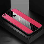 For Xiaomi Mi Max 2 XINLI Stitching Cloth Texture Shockproof TPU Protective Case(Red)