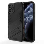 For iPhone 11 Pro Punk Armor 2 in 1 PC + TPU Shockproof Case with Invisible Holder (Black)