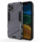 For iPhone 11 Punk Armor 2 in 1 PC + TPU Shockproof Case with Invisible Holder (Grey)