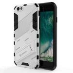 Punk Armor 2 in 1 PC + TPU Shockproof Case with Invisible Holder For iPhone 6 & 6s(White)
