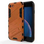 Punk Armor 2 in 1 PC + TPU Shockproof Case with Invisible Holder For iPhone 7 & 8(Orange)