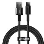 Baseus CATWJ-B01 1m USB to USB-C / Type-C Fast Charging Data Cable 66W(Black)