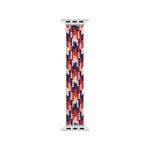 WIWU Woven Single Loop Hit Color Watch Band For Apple Watch Series 9&8&7 41mm / SE 3&SE 2&6&SE&5&4 40mm / 3&2&1 38mm, Size:S(Pink+Red+Dark Blue)