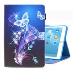 For iPad 10.2 2021 / 2020 / 2019 Coloured Drawing Pattern Horizontal Flip Leather Case with Holder & Card Slots & Photo Frame(Fantasy Butterfly)