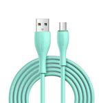 JOYROOM S-1030M8 M8 Bowling Series 2.4A USB to Micro USB TPE Charging Transmission Data Cable, Cable Length:1m(Green)