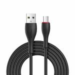 JOYROOM S-2030M8 M8 Bowling Series 2.4A USB to Micro USB TPE Charging Transmission Data Cable, Cable Length:2m(Black)