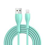 JOYROOM S-1030M8 M8 Bowling Series 2.4A USB to 8 Pin TPE Charging Transmission Data Cable, Cable Length:1m(Green)