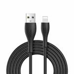 JOYROOM S-2030M8 M8 Bowling Series 2.4A USB to 8 Pin TPE Charging Transmission Data Cable, Cable Length:2m(Black)