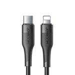 JOYROOM S-1224M3 20W 2.4A USB-C / Type-C to 8 Pin PD Fast Charging Data Cable, Cable Length: 1.2m(Black)