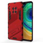 For Huawei Mate 30 Pro Punk Armor 2 in 1 PC + TPU Shockproof Case with Invisible Holder(Red)