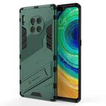 For Huawei Mate 30 Pro Punk Armor 2 in 1 PC + TPU Shockproof Case with Invisible Holder(Green)