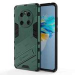 For Huawei Mate 40 Punk Armor 2 in 1 PC + TPU Shockproof Case with Invisible Holder(Green)