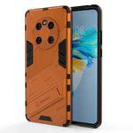 For Huawei Mate 40 Punk Armor 2 in 1 PC + TPU Shockproof Case with Invisible Holder(Orange)