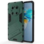 For Huawei Mate 40 Pro Punk Armor 2 in 1 PC + TPU Shockproof Case with Invisible Holder(Green)