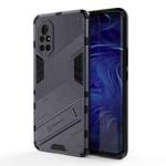 For Huawei Nova 8 Punk Armor 2 in 1 PC + TPU Shockproof Case with Invisible Holder(Grey)