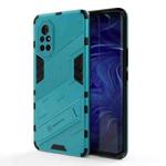 For Huawei Nova 8 Punk Armor 2 in 1 PC + TPU Shockproof Case with Invisible Holder(Blue)