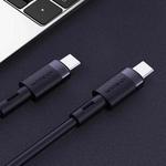 JOYROOM S-1230N9 3A Type-C / USB-C to Type-C / USB-C Liquid Silicone Fast Charging Data Cable, Length:1.2m(Navy Blue)