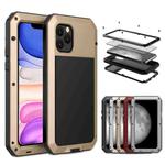 For iPhone 11 Metal Armor Triple Proofing  Protective Case(Gold)
