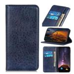 For Motorola Edge S / Moto G100 Magnetic Crazy Horse Texture Horizontal Flip Leather Case with Holder & Card Slots & Wallet(Blue)
