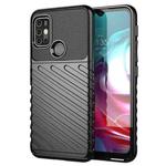 For Motorola Moto G30 Thunderbolt Shockproof TPU Protective Soft Case(Black)