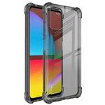 For HTC Desire 21 Pro 5G IMAK All Coverage Shockproof Airbag TPU Case(Transparent Black)