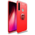 For Xiaomi Redmi Note 8 Lenuo Shockproof TPU Protective Case with Invisible Holder(Red)