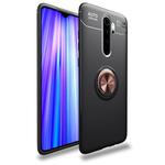 For Xiaomi Redmi Note 8 Pro Lenuo Shockproof TPU Protective Case with Invisible Holder(Black Gold)