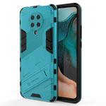 For Xiaomi Redmi K30 Pro Punk Armor 2 in 1 PC + TPU Shockproof Case with Invisible Holder(Blue)