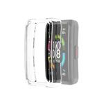 For Huawei Honor Band 6 Half Coverage PC Protective Case(Transparent White)
