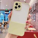 Candy Color Shockproof TPU Case For iPhone 12 Pro Max(Yellow)