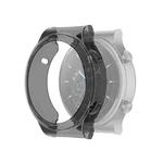 For Huawei Watch GT 2 Pro / GT 2 ECG Half Coverage Hollowed TPU Protective Case(Transparent Black)