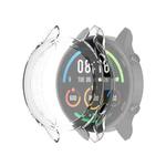 For Xiaomi Watch Color Sport Half Coverage Hollowed TPU Protective Case(Transparent White)