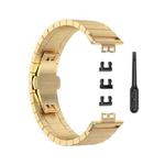 For Huawei Watch Fit Stainless Steel Watch Band(Gold)